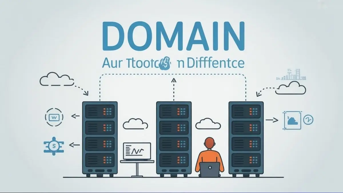 Domain Aur Hosting Mein Difference: What Every Beginner Must Know in 2026